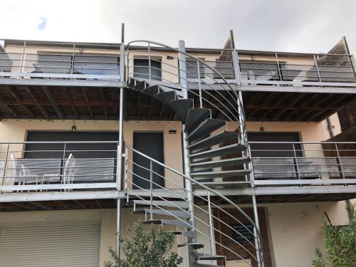 Μπαλκόνι ή βεράντα στο Les Locations du Bassin Appartements Alexandre