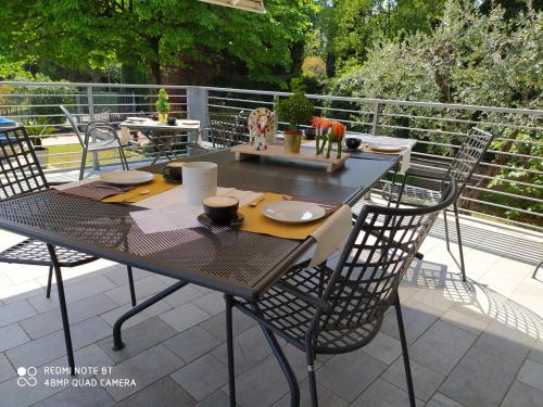 Balkón nebo terasa v ubytování Relais Villa Lézard