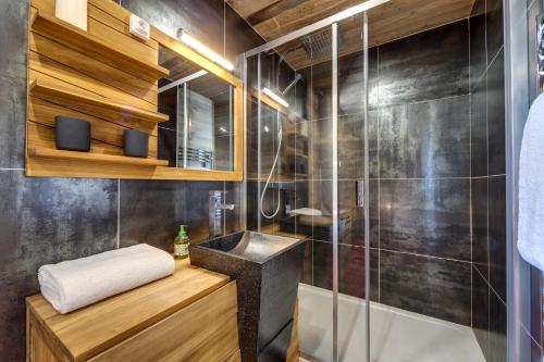 Koupelna v ubytování Appartement d'exception Tignes