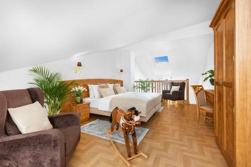 Postel nebo postele na pokoji v ubytování Ventus Rosa Boutique Aparthotel