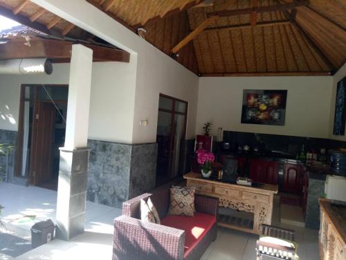 Χώρος καθιστικού στο Villa Esa Ubud