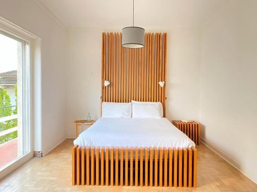 Katil atau katil-katil dalam bilik di Casa dos Limões