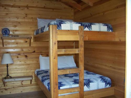 Ένα ή περισσότερα κρεβάτια σε δωμάτιο στο Timber Wolf Resort
