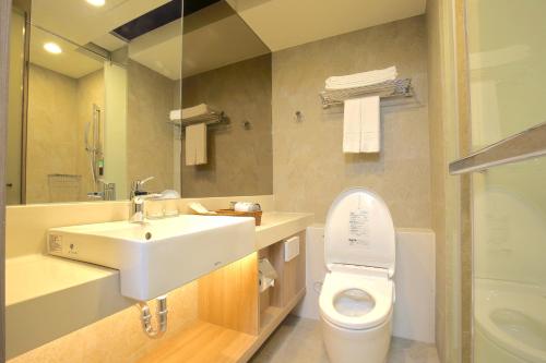 Salle de bains dans l'établissement Kloud Hotel