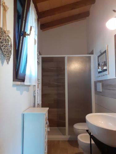 Kúpeľňa v ubytovaní Agriturismo Le Chiare Stelle