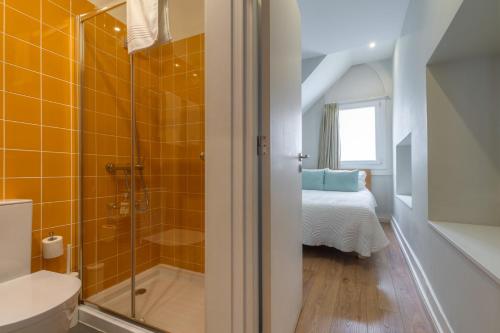 Koupelna v ubytování Oporto View Apartments