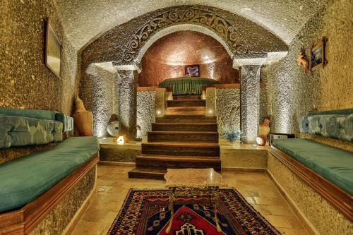 Ruang duduk di Hidden Cave Hotel