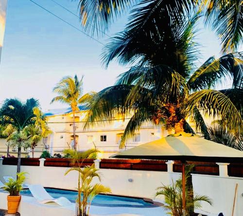 Πισίνα στο ή κοντά στο Moderne Ferienwohnung im Parterre mit Wifi