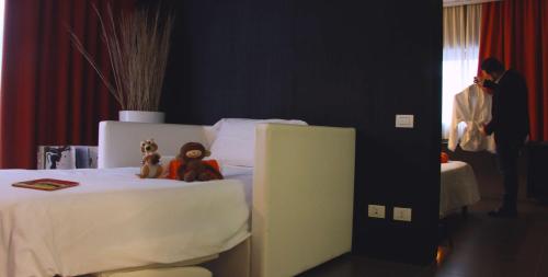 Katil atau katil-katil dalam bilik di Best Western Parco Paglia Hotel
