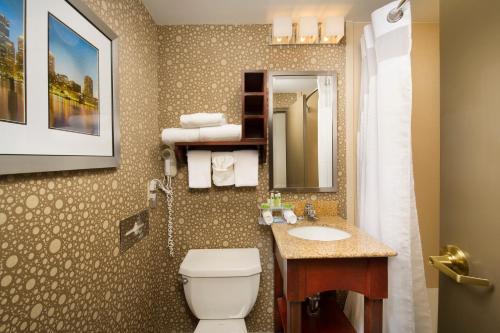 Holiday Inn Express Boston North-Woburn, an IHG Hotel tesisinde bir banyo