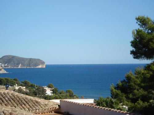 a view of the ocean from a house at Villa El Descanso by Interhome in Calpe