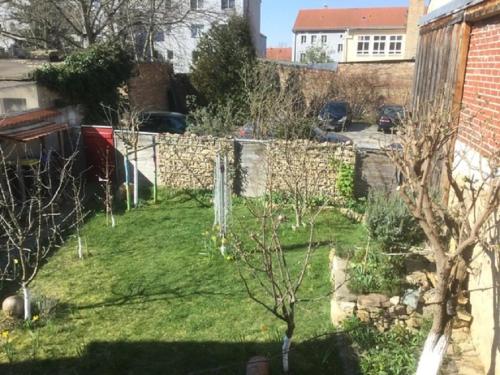 Taman di luar Ferienwohnung Bachmanns Witwe