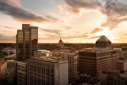a view of a city skyline with buildings at InterContinental St. Paul Riverfront by IHG in Saint Paul
