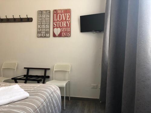 Cama o camas de una habitación en Ai Leoni