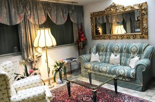 Posezení v ubytování Cityhotel Ratheiser