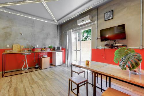 Virtuvė arba virtuvėlė apgyvendinimo įstaigoje Campeche Apart