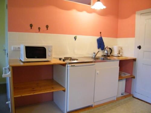 Dapur atau dapur kecil di Domaine Sela