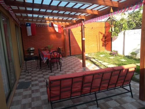 Kawasan patio atau luaran di Casa de veraneo Peñaflor