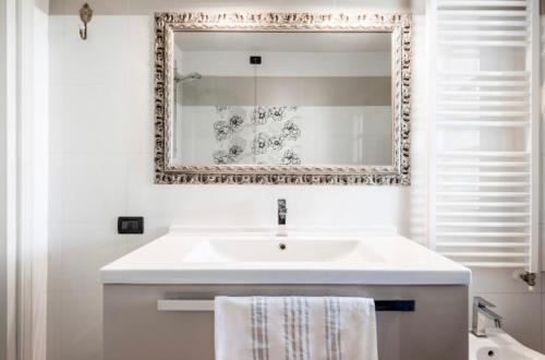 A bathroom at Casa Costanza