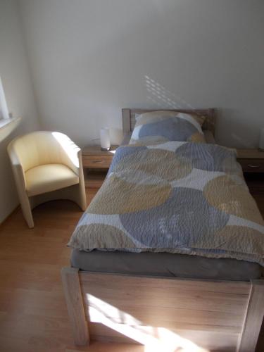 Postel nebo postele na pokoji v ubytování Haus Peters
