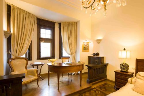 Posezení v ubytování Scala Boutique-Hotel