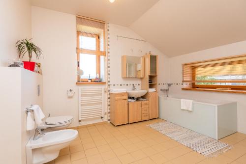 Koupelna v ubytování Vila TILA