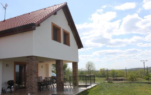 a house with a view of the countryside at U Floderů in Bavory