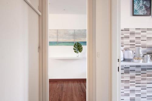 Kuchyň nebo kuchyňský kout v ubytování Bellavista Apartment