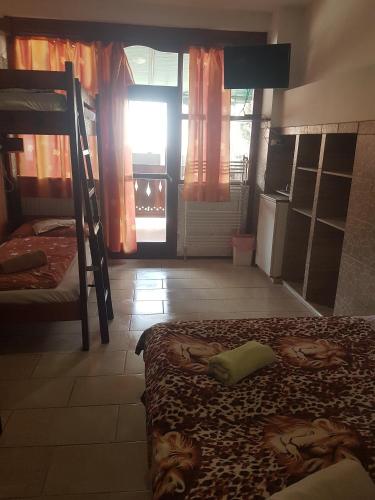 Cama o camas de una habitación en Legányi Apartmanház