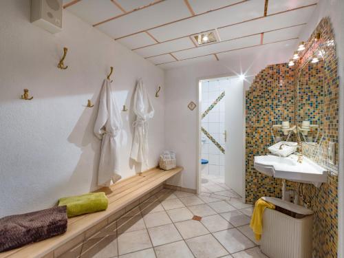 Ένα μπάνιο στο Aparthotel Gallahaus