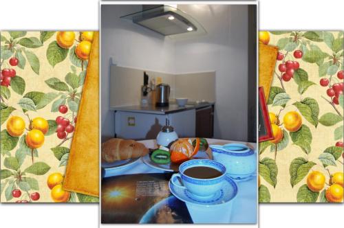Dapur atau dapur kecil di Apartman Solisko