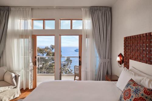 Кровать или кровати в номере Zane Grey Pueblo Hotel