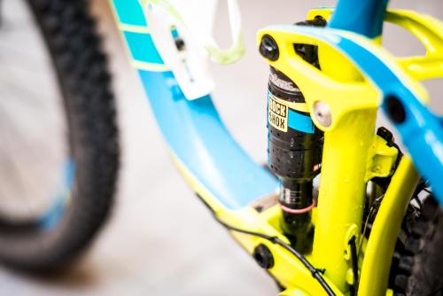 a close up of a toy bike frame at Hotel San Pietro Palace in Finale Ligure