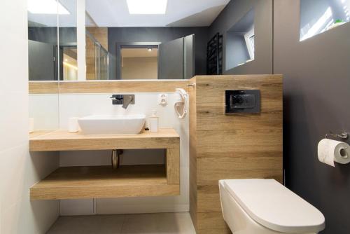 Kúpeľňa v ubytovaní Apartament Przytulny
