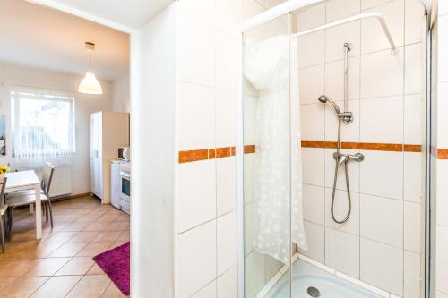 Ένα μπάνιο στο Workers Apartment Troisdorf Spich