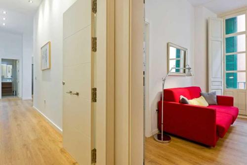 Ruang duduk di Apartamento Centro Histórico II