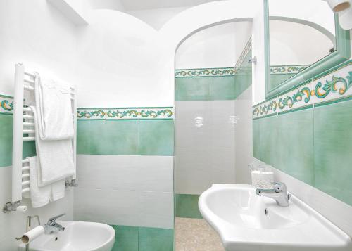 Een badkamer bij O'Lattariello