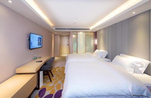 Cama o camas de una habitación en Lavande Hotel Yingde Yingzhou Avenue