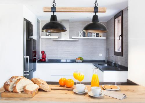 Dapur atau dapur kecil di Casa del Ocejón