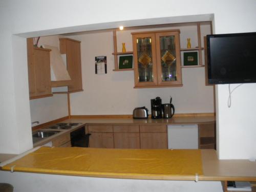 Kuchyň nebo kuchyňský kout v ubytování Appartement Susanne