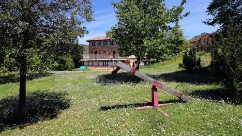 Vrt pred nastanitvijo La Romanika de Fellini