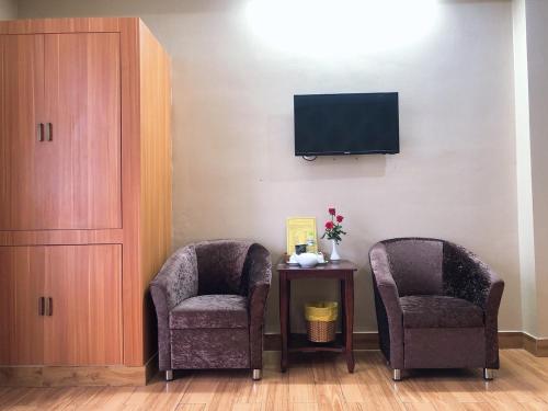 Posezení v ubytování NGỌC MẤY - ĐẠI LỢI HOTEL
