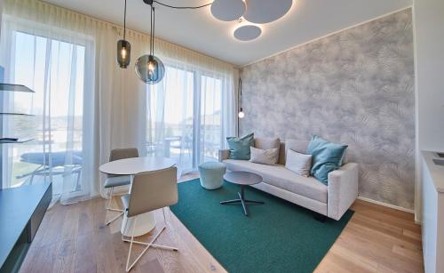 Posezení v ubytování Hermitage Apartments
