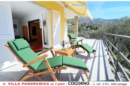 Appartamento B in villa con vista panoramica