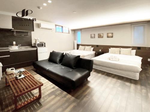 Posezení v ubytování HOTEL CLA-SS HIROSHIMA-OZU