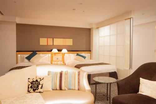 Posezení v ubytování Hotel New Otani Makuhari