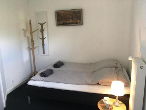 Säng eller sängar i ett rum på Sleep & Go Copenhagen