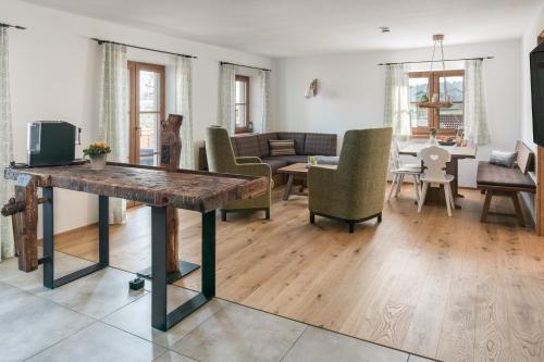 Ruang duduk di Seehof am Waginger See