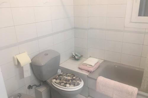 Kupatilo u objektu Còmode apartament al bell mig de Girona