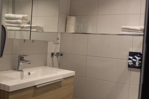 Koupelna v ubytování Hotell Eikerapen Gjestegård Åseral